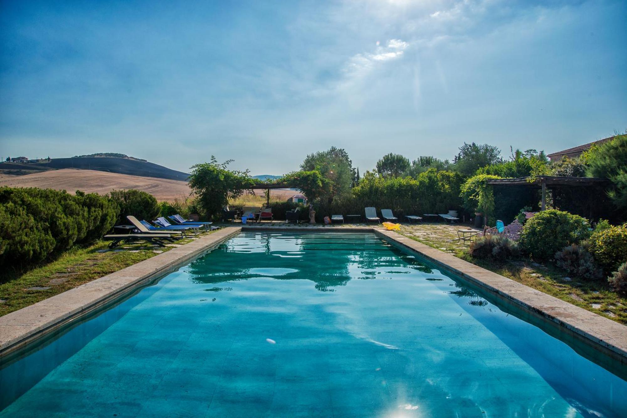 Agriturismo Le Sorbelle D'Orcia Con Piscina ピエンツァ エクステリア 写真