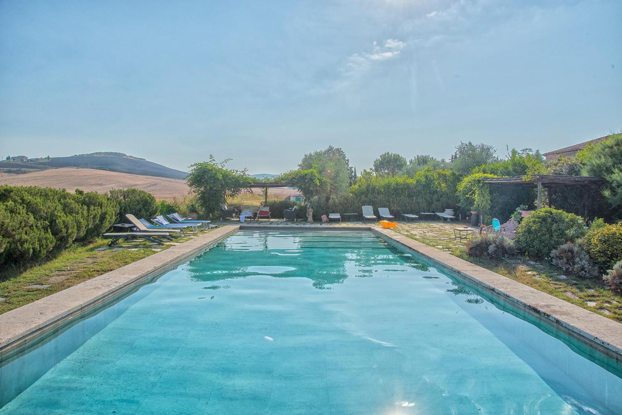 Agriturismo Le Sorbelle D'Orcia Con Piscina ピエンツァ エクステリア 写真