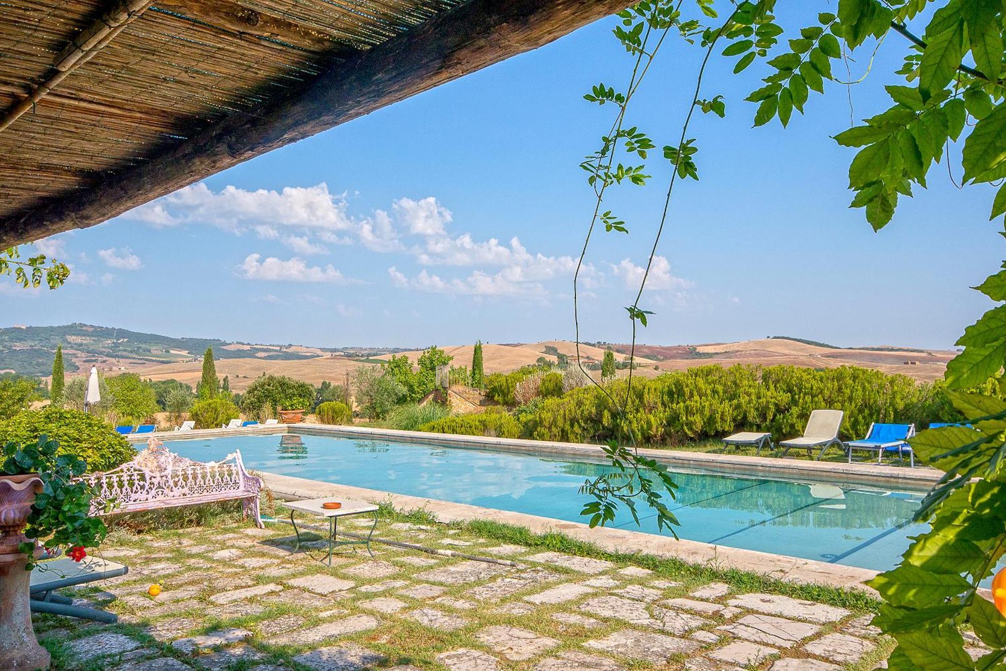 Agriturismo Le Sorbelle D'Orcia Con Piscina ピエンツァ エクステリア 写真