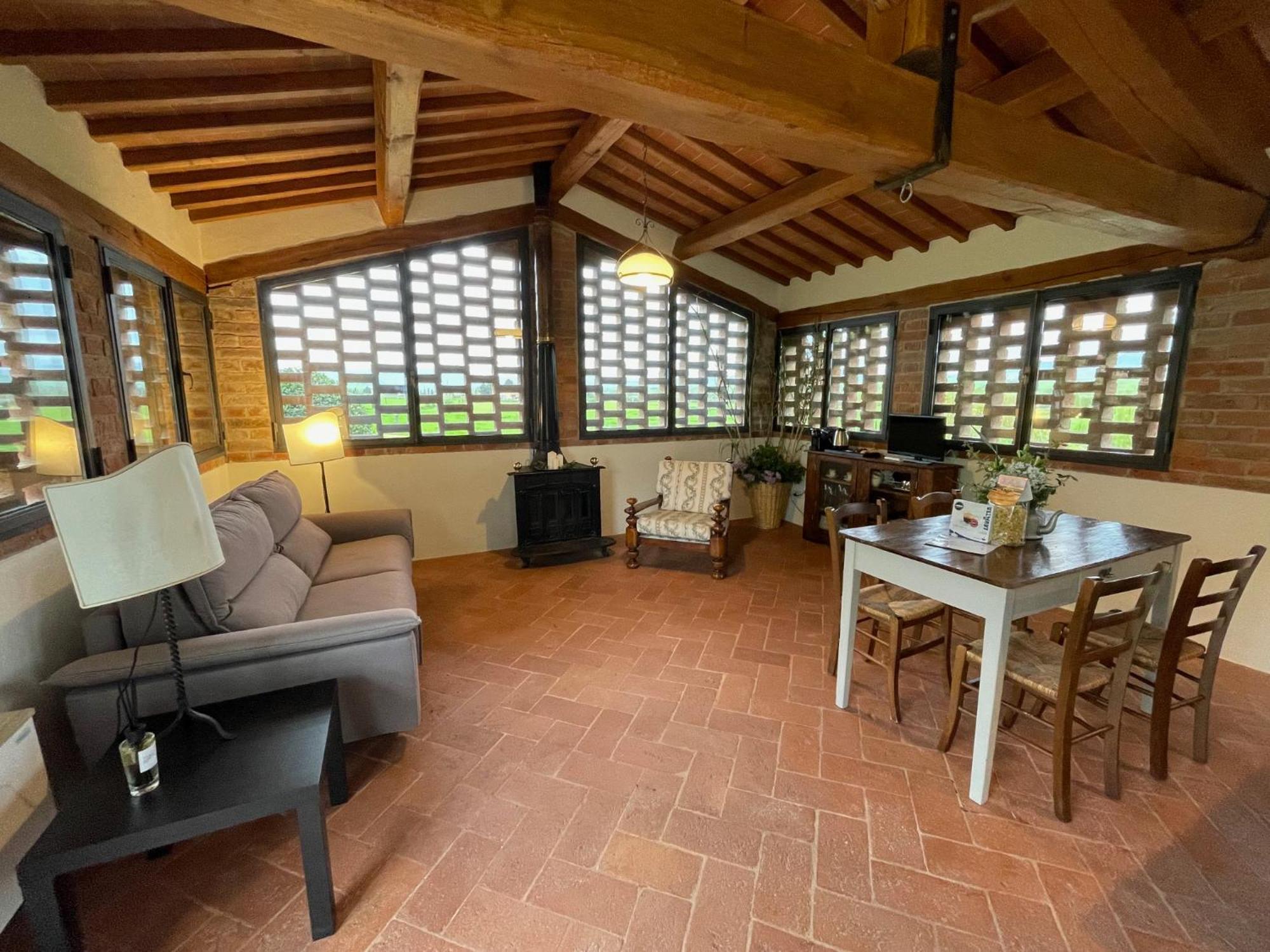 Agriturismo Le Sorbelle D'Orcia Con Piscina ピエンツァ エクステリア 写真