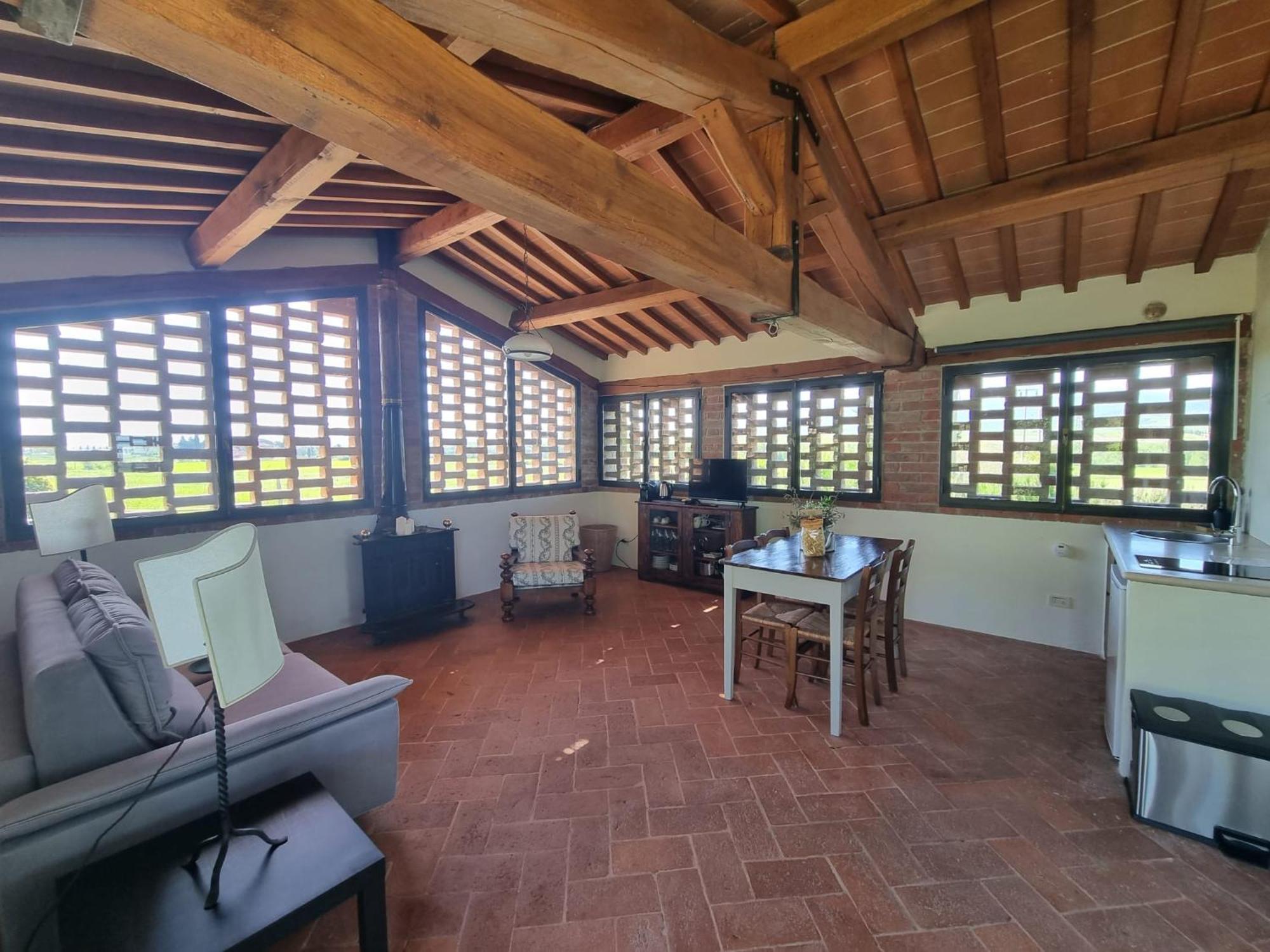 Agriturismo Le Sorbelle D'Orcia Con Piscina ピエンツァ エクステリア 写真