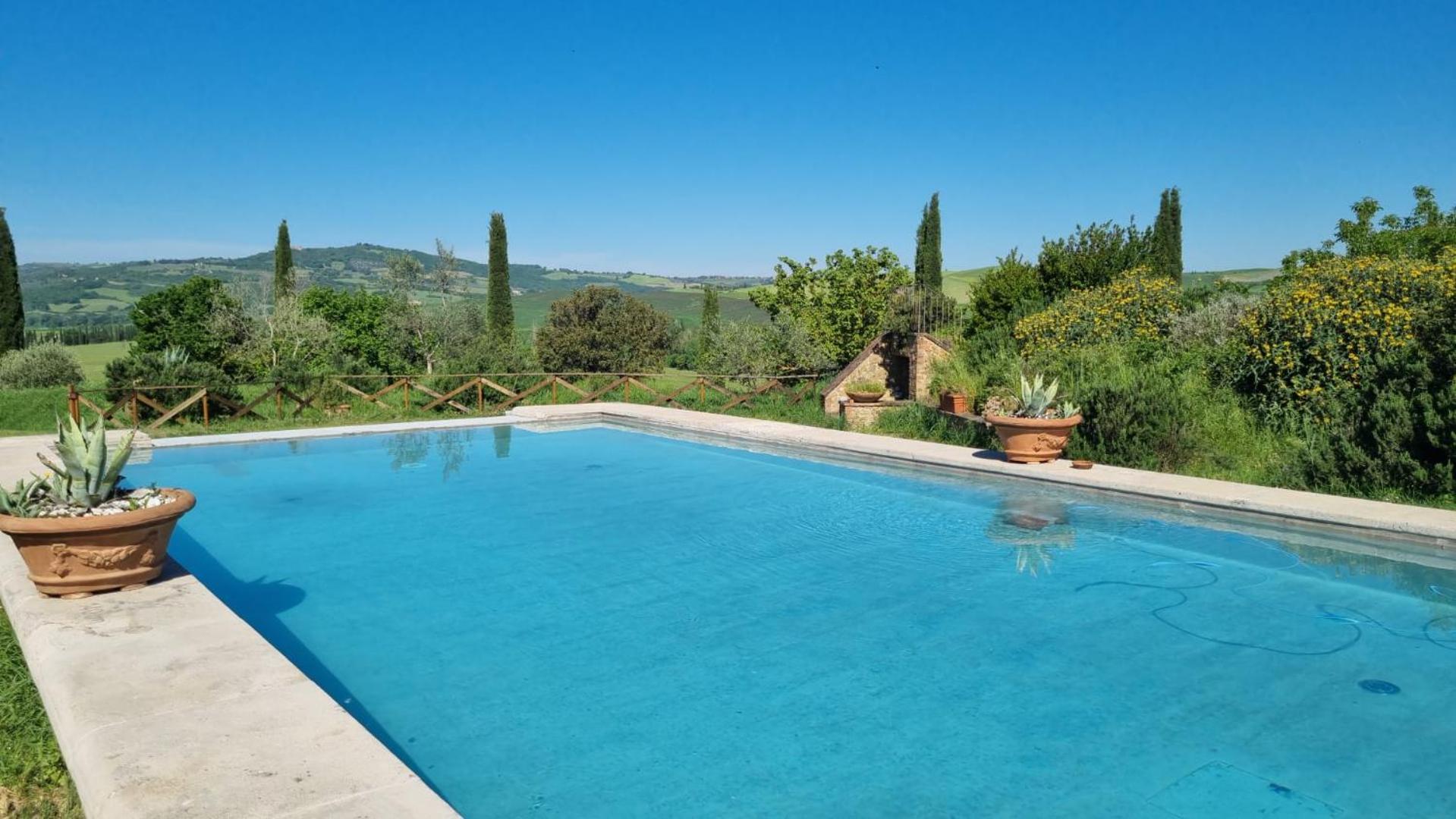 Agriturismo Le Sorbelle D'Orcia Con Piscina ピエンツァ エクステリア 写真