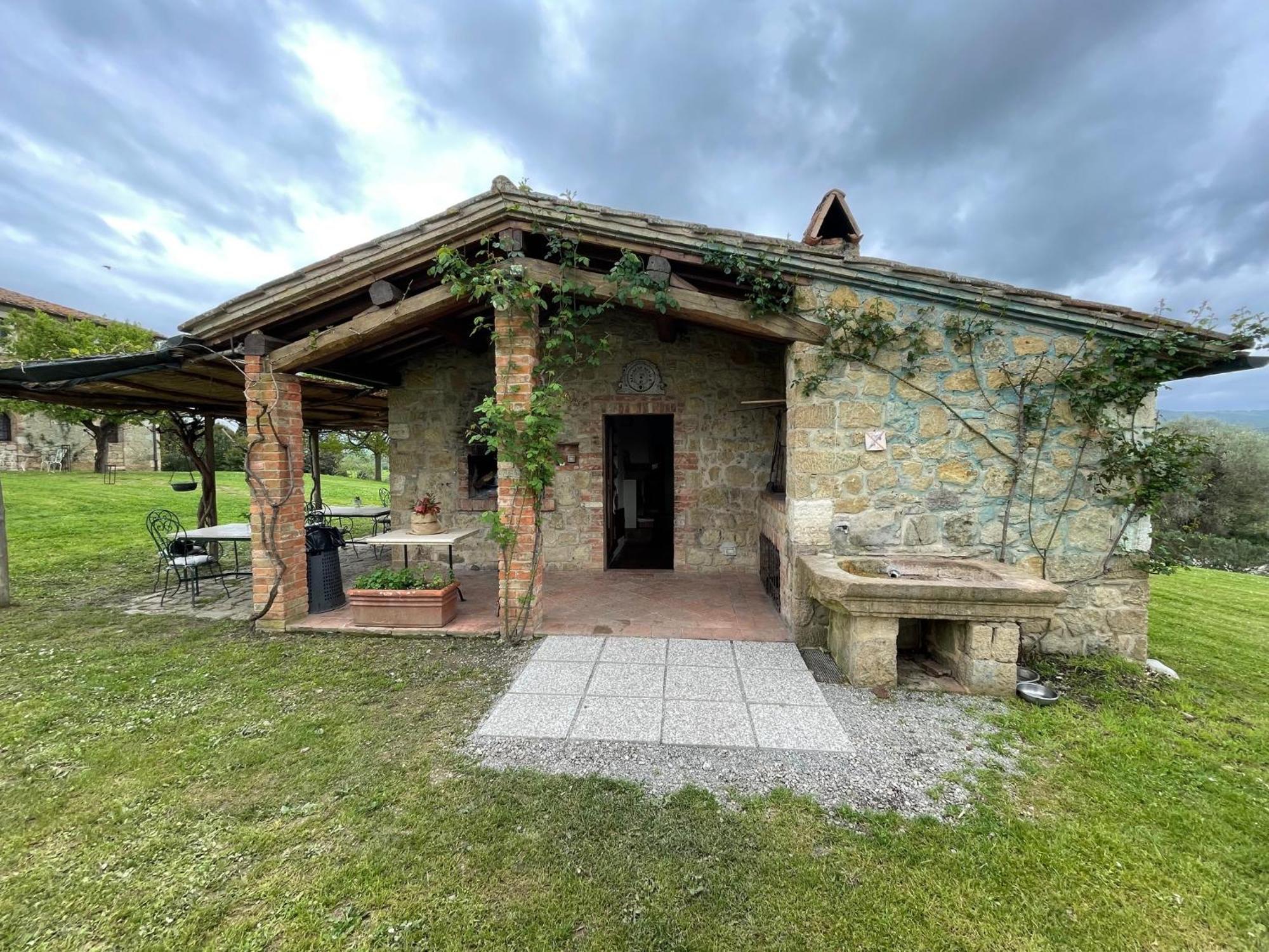 Agriturismo Le Sorbelle D'Orcia Con Piscina ピエンツァ エクステリア 写真